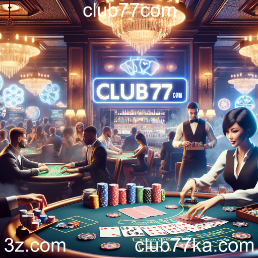 Experiência Imersiva no Cassino Ao Vivo do club77com